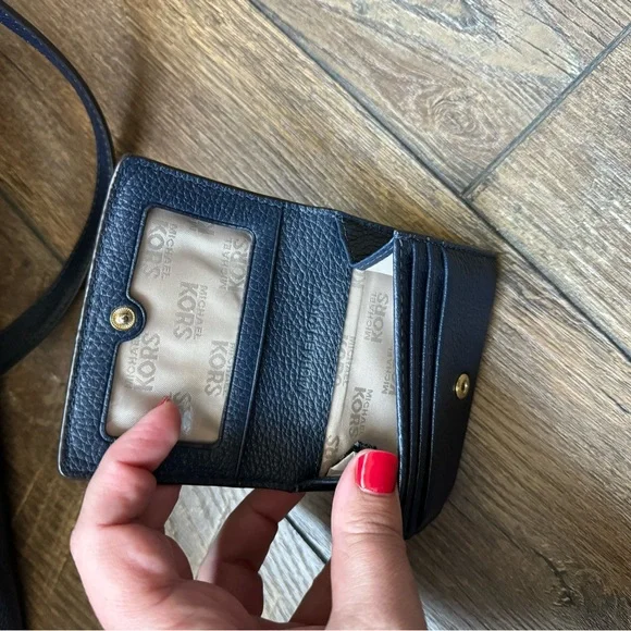 Navy Blue Michael Kors Tote - Picture 3 of 7